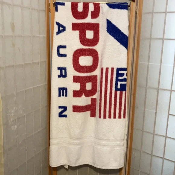 Ralph Lauren vintage 90s Polo Sport beach towel. - Picture 3 of 6
